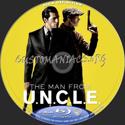 The Man From U.N.C.L.E. blu-ray label