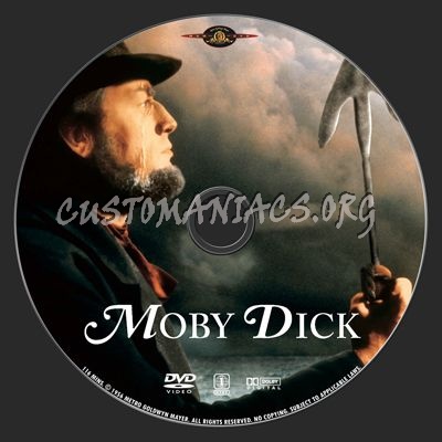 Moby Dick dvd label