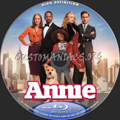 Annie blu-ray label