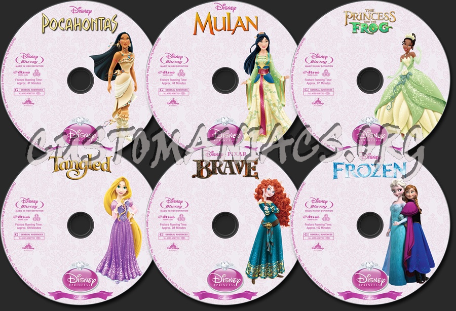 Cinderella - Disney Princess Collection blu-ray label