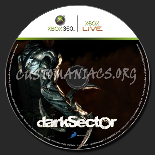 Dark Sector dvd label