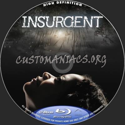 Insurgent blu-ray label