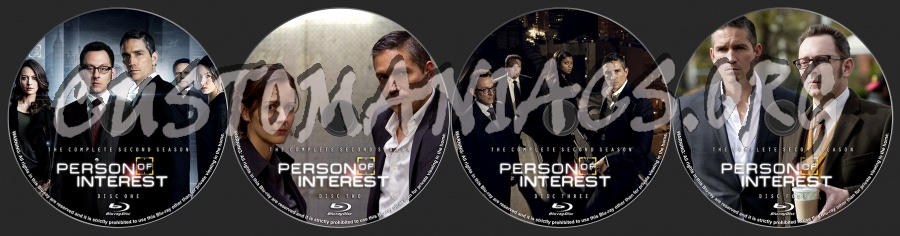 Person of Interest: Season Two blu-ray label