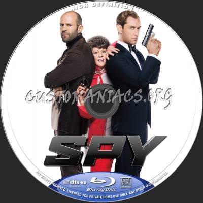 Spy blu-ray label