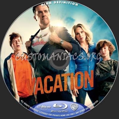 Vacation blu-ray label