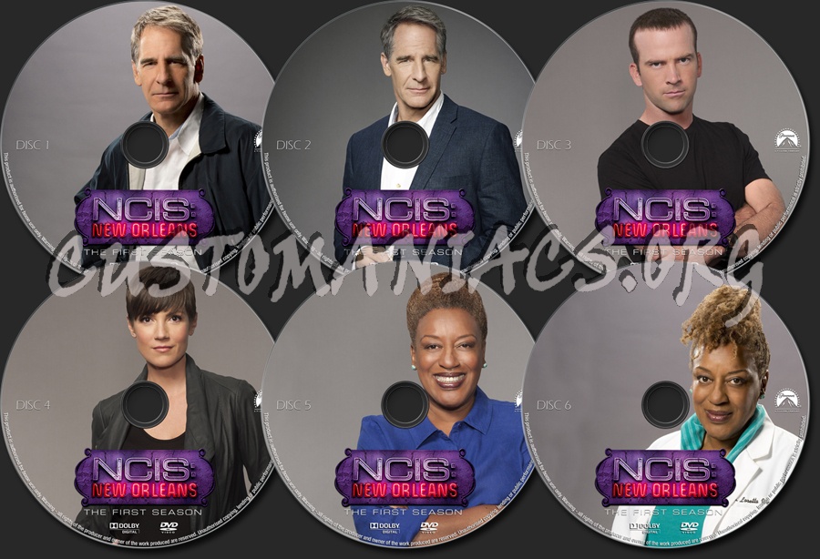 NCIS: New Orleans - Season 1 dvd label