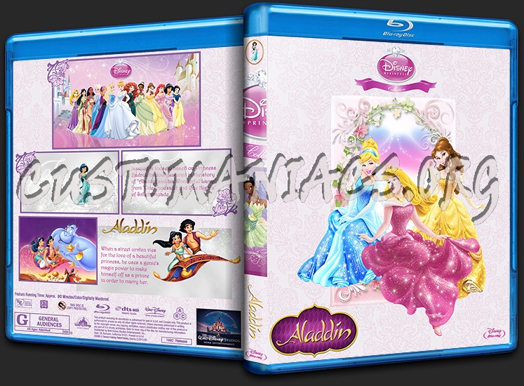 Aladdin - Disney Princess Collection blu-ray cover