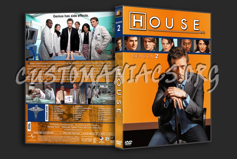 House M.D. - Seasons 1-8 (3240x2175) dvd cover