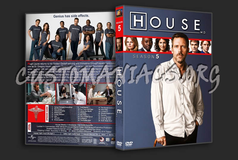 House M.D. - Seasons 1-8 (3240x2175) dvd cover