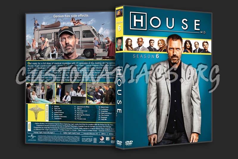 House M.D. - Seasons 1-8 (3240x2175) dvd cover