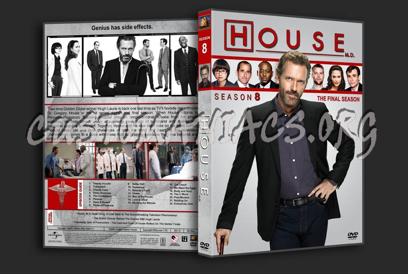 House M.D. - Seasons 1-8 (3240x2175) dvd cover