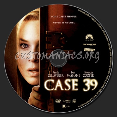 Case 39 dvd label