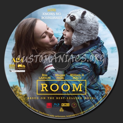 Room blu-ray label