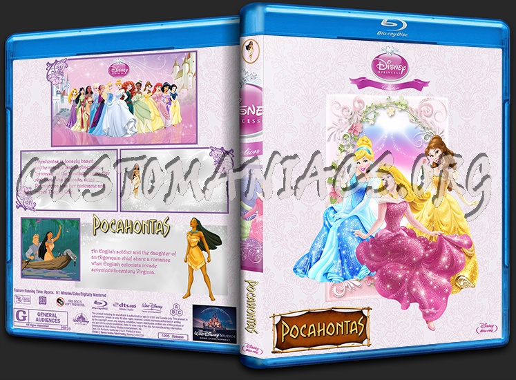 Pocahontas - Disney Princess Collection blu-ray cover