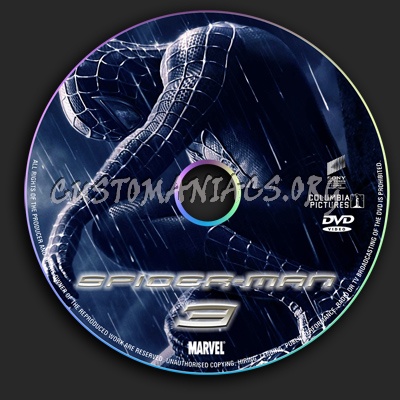 Spider-Man 3 dvd label