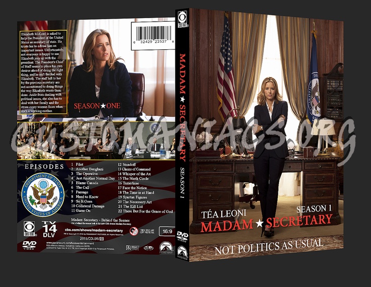 Madam Secretary - Season 1 dvd cover