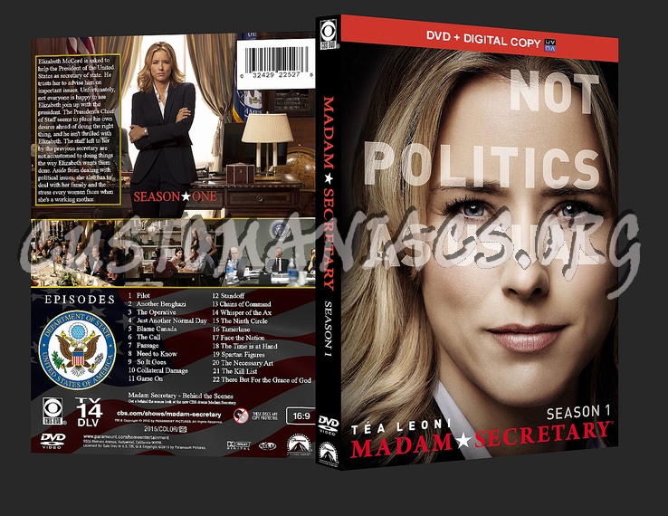 Madam Secretary - Season 1 dvd cover