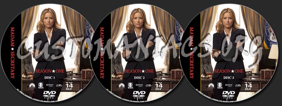 Madam Secretary - Season 1 dvd label