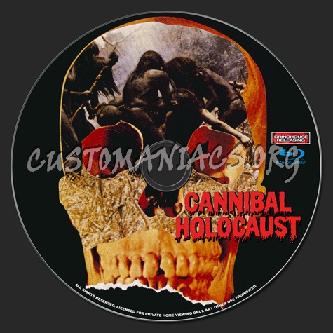 Cannibal Holocaust blu-ray label