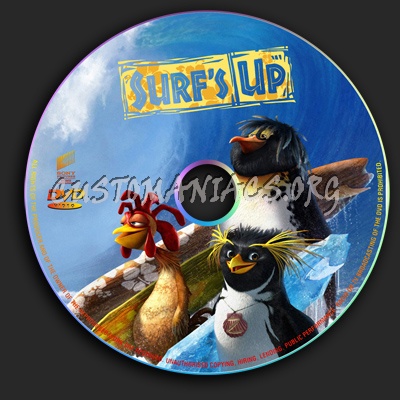 Surfs Up dvd label