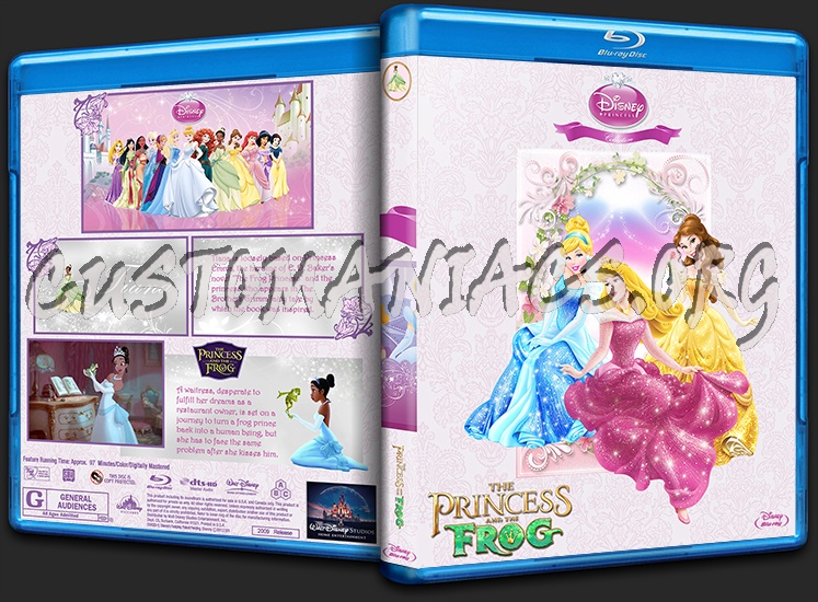 The Princess and the Frog - Disney Princess Collection blu-ray cover