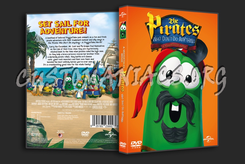 The Pirates Who Don't Do Anything: A VeggieTales Movie dvd cover - DVD  Covers & Labels by Customaniacs, id: 48308 free download highres dvd cover