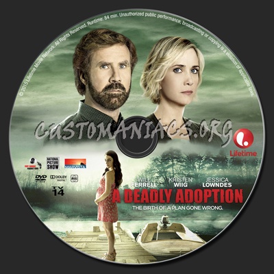 A Deadly Adoption dvd label