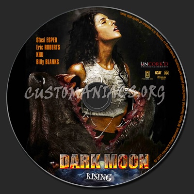 Dark Moon Rising (2015) dvd label