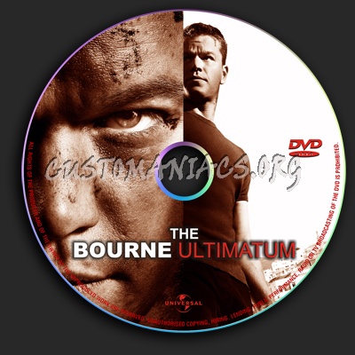 The Bourne Ultimatum dvd label