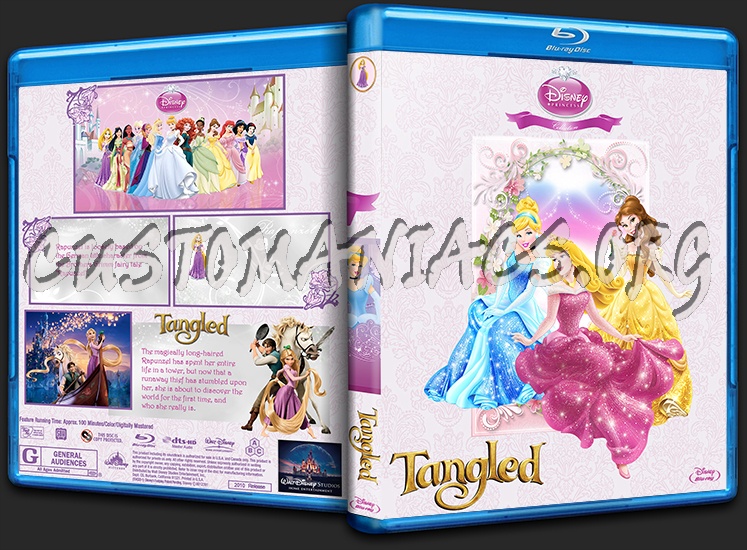 Tangled - Disney Princess Collection blu-ray cover