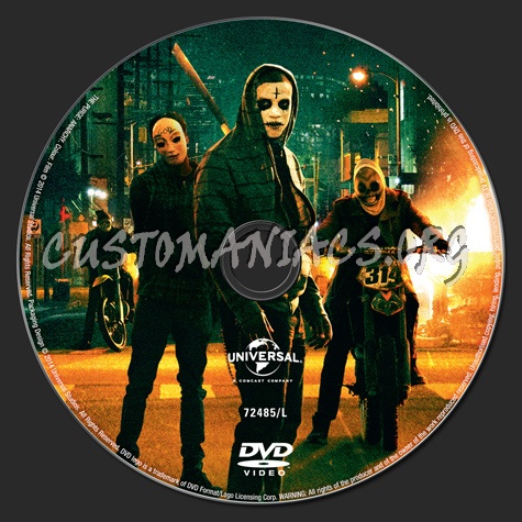 The Purge Anarchy dvd label