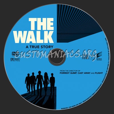 The Walk dvd label