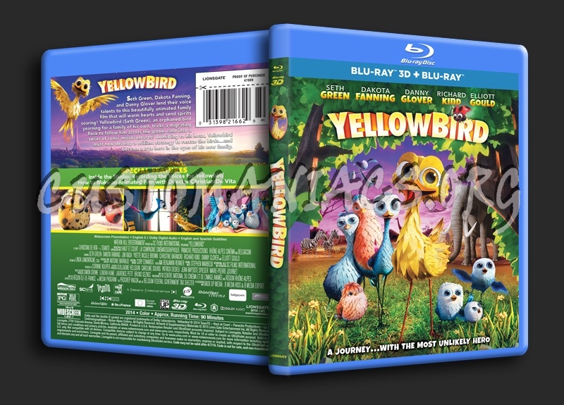 Yellowbird 3D blu-ray cover