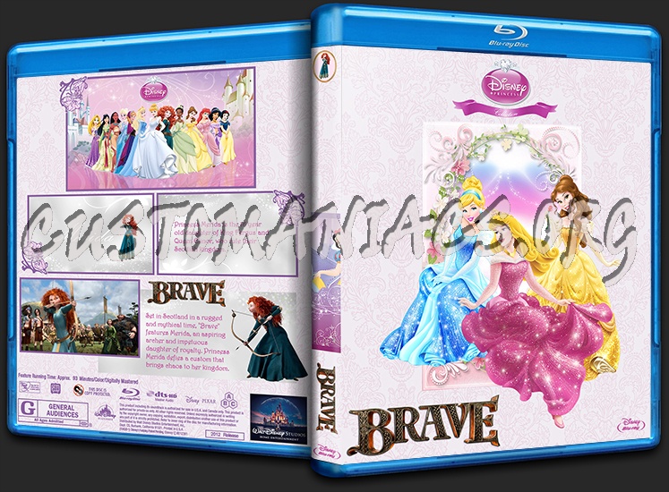 Brave - Disney Princess Collection blu-ray cover