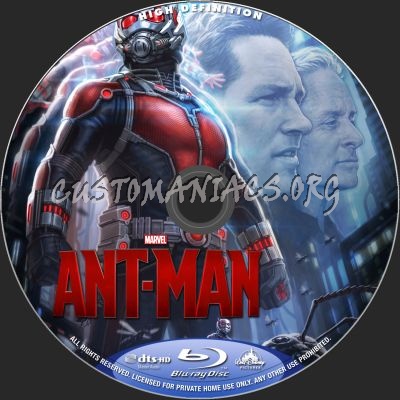 Ant-Man blu-ray label