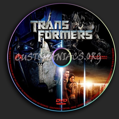 Transformers dvd label