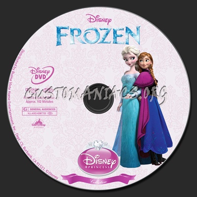 Frozen - Disney Princess Collection dvd label