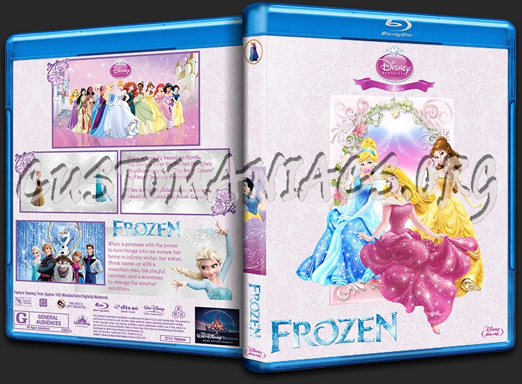 Frozen - Disney Princess Collection blu-ray cover