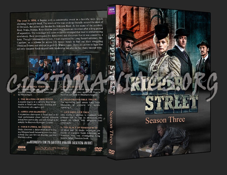 Ripper Street - Series 3 dvd cover