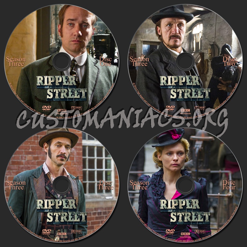 Ripper Street - Season 3 dvd label