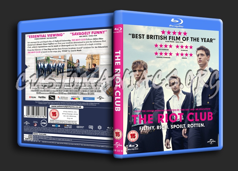 The Riot Club blu-ray cover