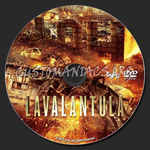 Lavalantula dvd label