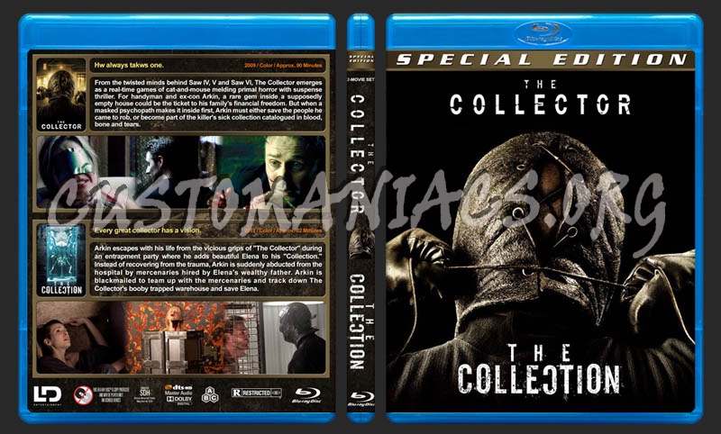 The Collector / The Collection Double Feature blu-ray cover