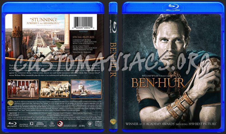 Ben-Hur blu-ray cover