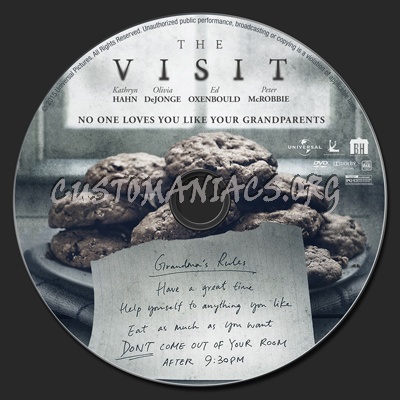 The Visit dvd label