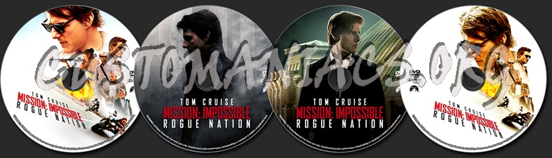 Mission Impossible: Rogue Nation (2015) dvd label