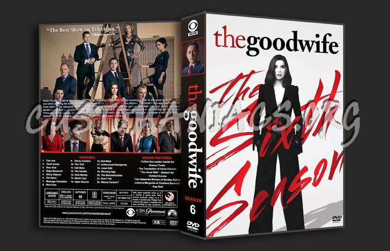 The Good Wife - Season 6 dvd cover