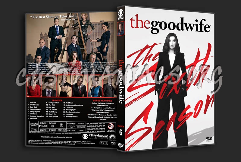 The Good Wife - Season 6 dvd cover