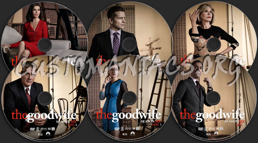 The Good Wife - Season 6 dvd label