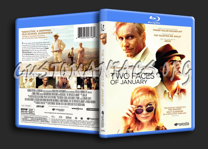 The Two Faces of January blu-ray cover